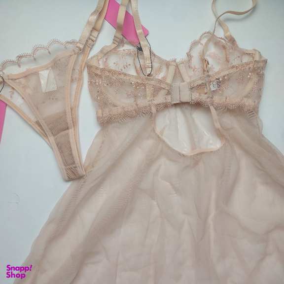 لباس خواب زنانه برتا کد 2200C رنگ کرم