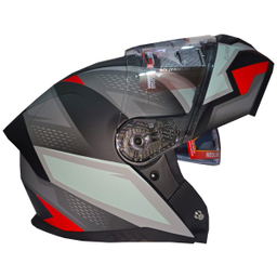 کلاه کاسکت ردلاین مدل فک متحرک عینک دار کد RE938_1