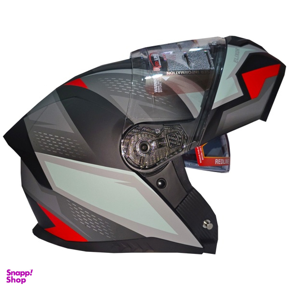 کلاه کاسکت ردلاین مدل فک متحرک عینک دار کد RE938_1