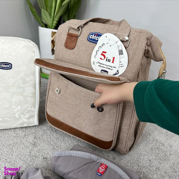 کوله پشتی لوازم کودک چیکو طرح چرم مدل CH330