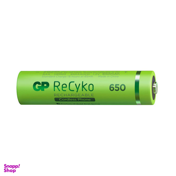 باتری نیم قلمی قابل شارژ گیگاست مدل +ReCyko ظرفیت 650 میلی آمپر