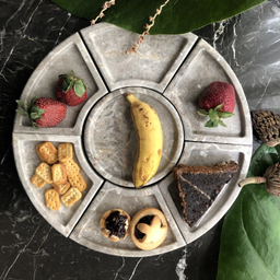 ظرف سرو سنگی کد 0407