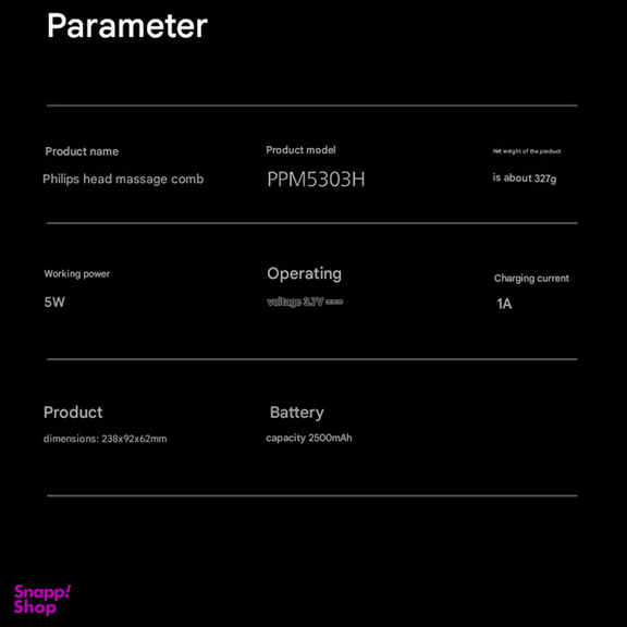 ماساژور برقی سر فیلیپس مدل PPM5303H