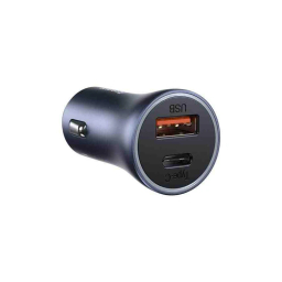 شارژر فندکی بیسوس مدل tzccjd-0g به همراه کابل تبدیل USB-C