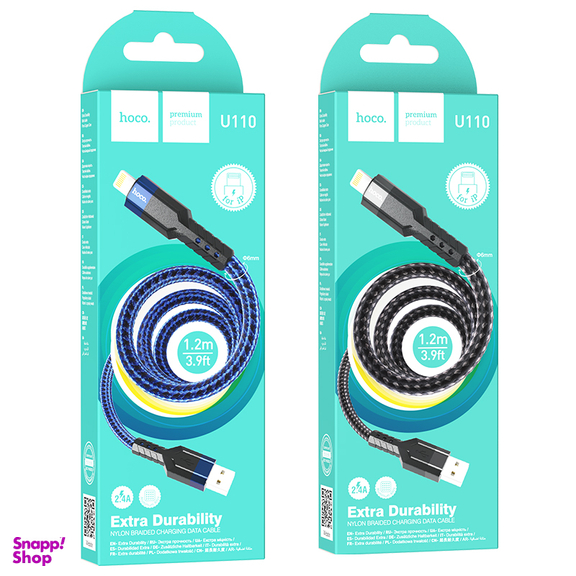کابل شارژ هوکو مدل U110 Lightning طول 1.2 متر