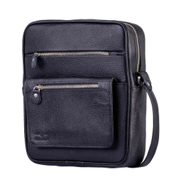 کیف دوشی چرم طبیعی مردانه آروین چرم کد AR-124