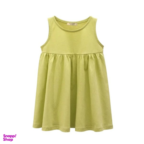 پیراهن دخترانه هومنیتی مدل WYKGDRHQ800-GRN