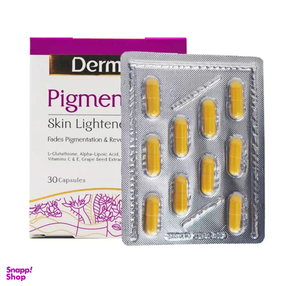 کپسول روشن کننده پوست درمکس مدل پیگمنتا بسته 30 عددی