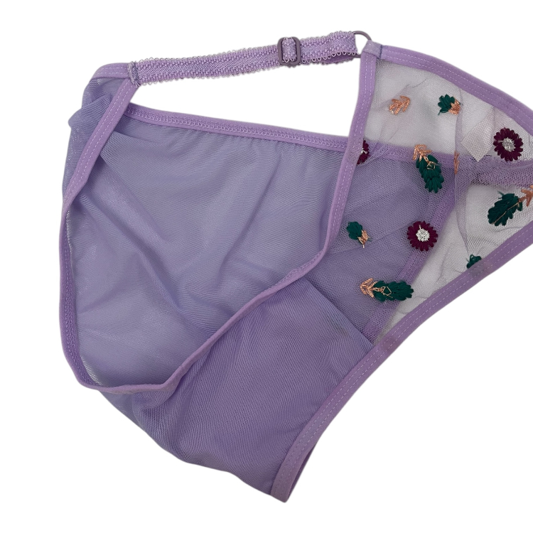 ست شورت و سوتین زنانه طرح بابونه کد NM-D.N_01 رنگ یاسی