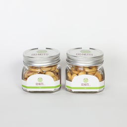 آجیل هدیه تنگ گلبهار 1 به همراه پسته احمدآقایی بادام هندی گوناتس وزن 200 گرم