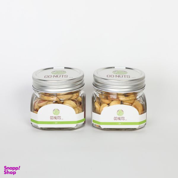 آجیل هدیه تنگ گلبهار 1 به همراه پسته احمدآقایی بادام هندی گوناتس وزن 200 گرم