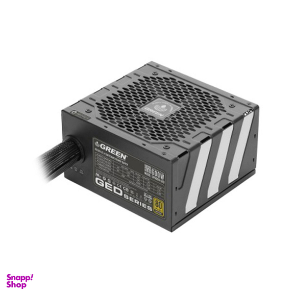 پاور گرین مدل GP600A-ECO REV3.1 80Plus Standard توان 600 وات