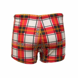 مایو شنا پسرانه مدل Songmian AGH رنگ سفید قرمز