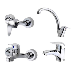 ست شیرآلات حکمت نشان مدل اکونومی مجموعه 4 عددی