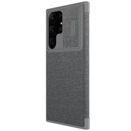 کیف کلاسوری نیلکین مدل Qin Pro Plain Cloth مناسب برای گوشی موبایل سامسونگ Galaxy S23 Ultra