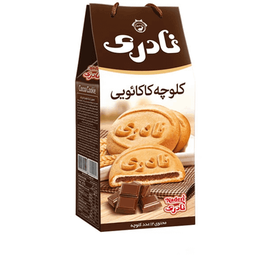کلوچه کاکائویی نادری بسته 12 عددی