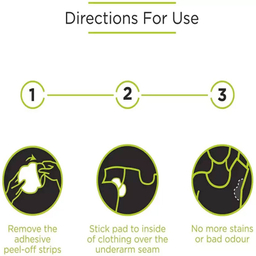 پد عرق گیر هیاهو مدل Solarium lady 3XL بسته 4 عددی