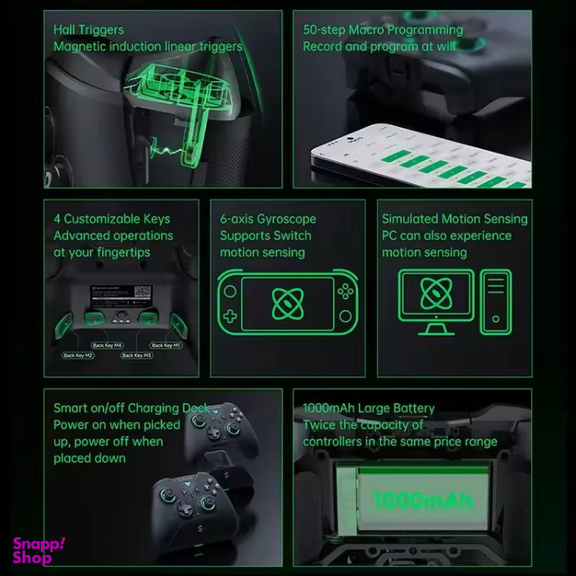 دسته بازی بی سیم بلک شارک مدل Dark Magician به همراه داک شارژ