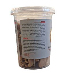 تشویقی سگ دودوتی طعم موز و سیب کد 8919 وزن 150 گرم