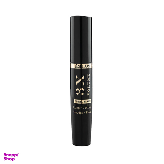 ریمل حجم دهنده اشتون کد 3X رنگ مشکی