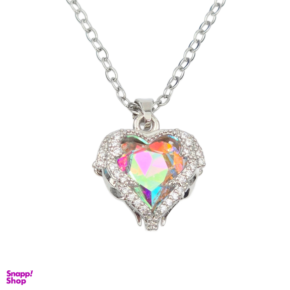 گردنبند زنانه وای اس ایکس کریستال سواروسکی طرح قلب کد ghalb5600