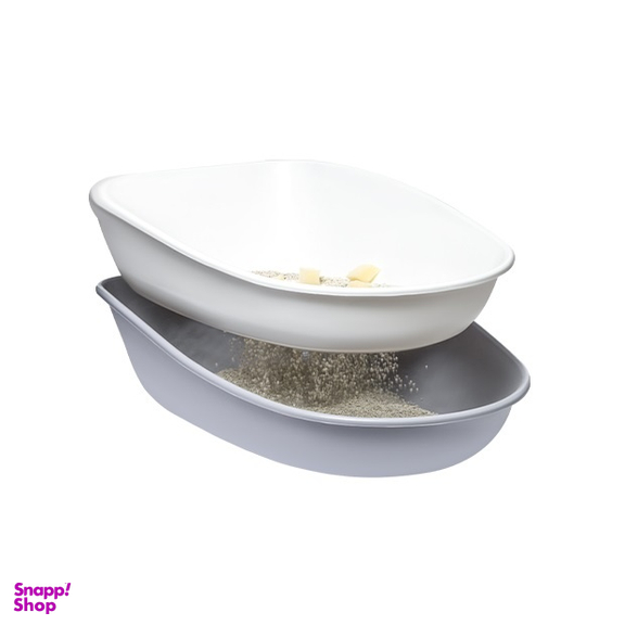 ظرف خاک گربه زاریکس مدل لوپن با توری تخلیه تک لگن