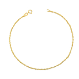 دستبند طلا 18 عیار زنانه میو گلد کد BR653 سایز 19.5 سانتی متر