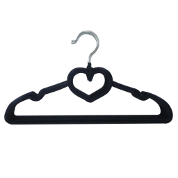 چوب لباسی مخمل طرح قلب مدل Heart بسته 5 عددی