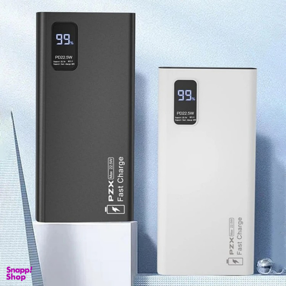 پاوربانک پی زد ایکس مدل V83 Fast Charge 22.5W ظرفیت 20000 میلی آمپر ساعت