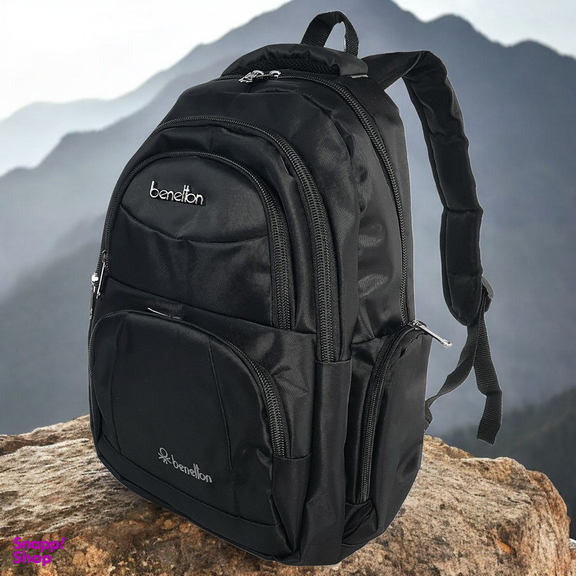کوله پشتی لپ تاپ بنتون مدل BEN L/S2 مناسب لپ تاپ 14.1 تا 15.6 اینچی