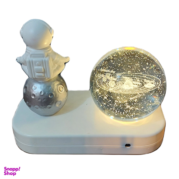 چراغ خواب شارژی مدل فضانورد طرح گوی منظومه شمسی کد 003