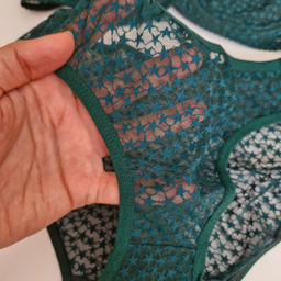 ست شورت و سوتین زنانه ژوبین طرح ستاره کد 02 رنگ سبز تیره