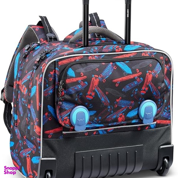 کوله پشتی چرخ دار دلسی مدل مدرسه ای کد 339145200