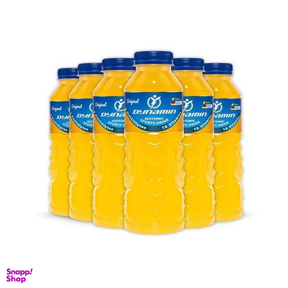 نوشیدنی ویتامینه ایزوتونیک داینامین طعم انبه حجم 500 میلی لیتر بسته 12 عددی