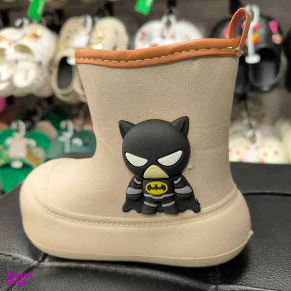 بوت پسرانه مدل ویانزا بتمن رنگ کرم