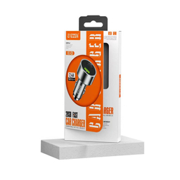 شارژر فندکی اِیزن مدل EC-C3 به همراه کابل تبدیل لایتنینگ
