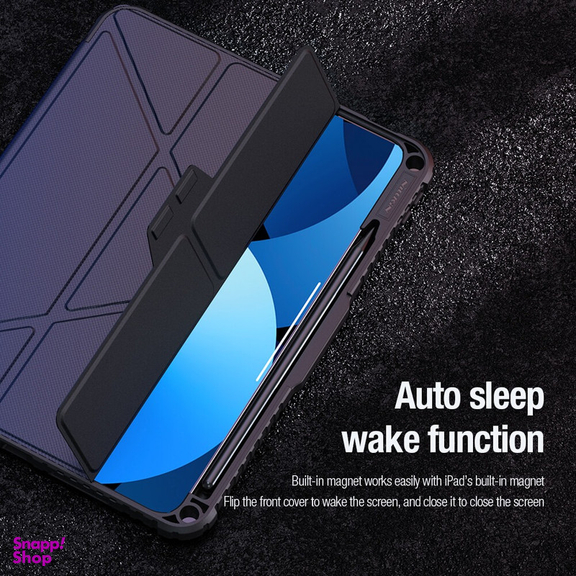 کیف کلاسوری نیلکین مدل Bumper Pro Leather Multi-Angle Folding مناسب برای تبلت اپل iPad Pro 11 2024