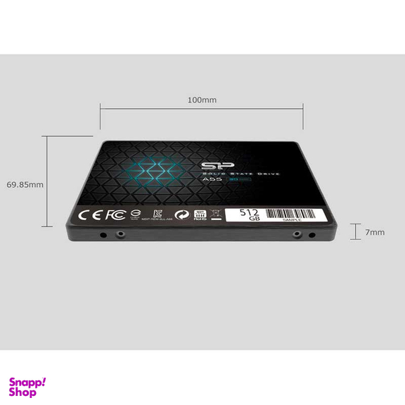 حافظه SSD اینترنال سیلیکون پاور مدل A55 ظرفیت 1 ترابایت