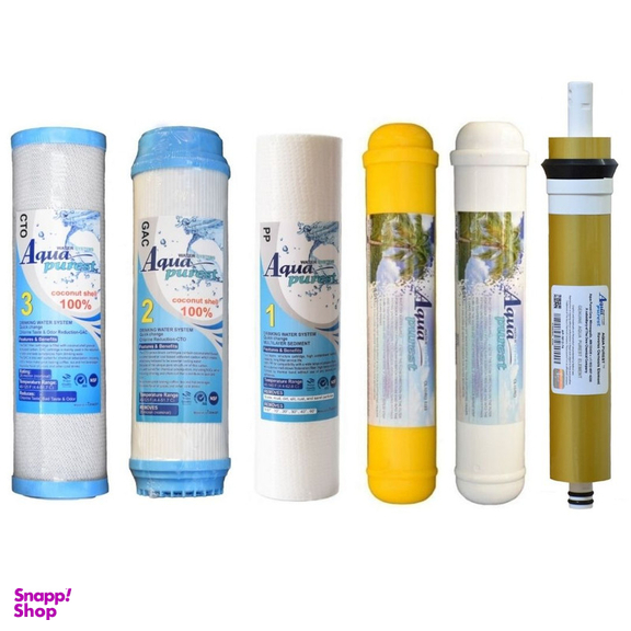 فیلتر دستگاه تصفیه آب آکوا پیورست مدل HR 2000 - AP 75 مجموعه 6 عددی
