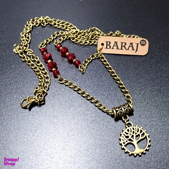 گردنبند زنانه باراج من مدل درخت زندگی کد G-B019