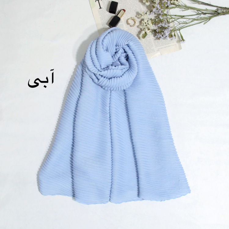 شال ساده پلیسه طرح آرمیتا کد ana9503