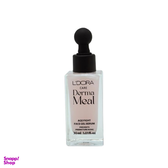 سرم ژل ضد چروک پوست صورت لدورا مدل Derma Meal حجم 30 میلی لیتر