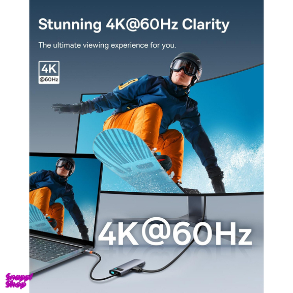 هاب 10 پورت Type-C بیسوس مدل UltraJoy Series B0005280C811-00