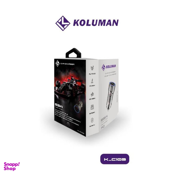 شارژر فندکی موبایل کلومن مدل K-C103 48W