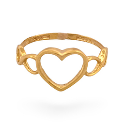 انگشتر طلا زنانه 18 عیار مدوپد مدل زهیری کد ZH10001