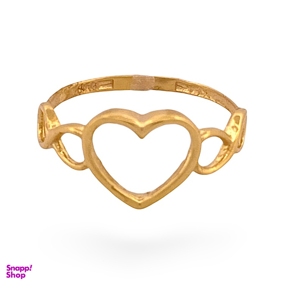 انگشتر طلا زنانه 18 عیار مدوپد مدل زهیری کد ZH10001