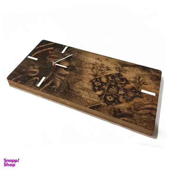 ساعت دیواری چوبی چارگوش (Chargosh) سری چ هوم مدل rc21