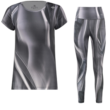 ست تیشرت و لگینگ ورزشی زنانه پانیل مدل 4550600GYA