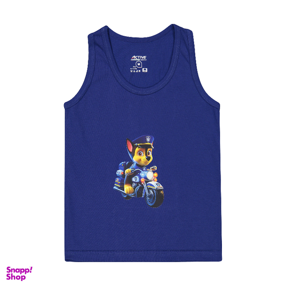 رکابی پسرانه اکتیو پرفورمنس کد 06 رنگ آبی تیره