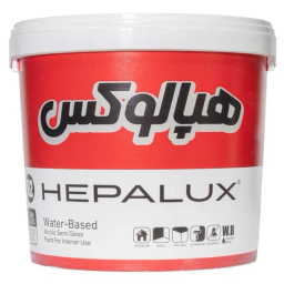 رنگ اکریلیک سفید هپالوکس کد 912 وزن 12 کیلوگرم